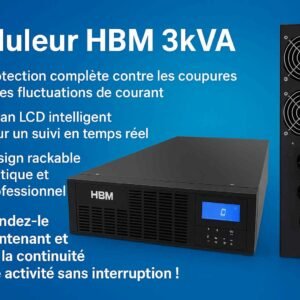 onduleur on-line rackable HBM 3KVA