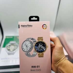SMART WATCH HAINOTEKO RW-51 FOR WOMENS & GIRLS GOLD - SILVER